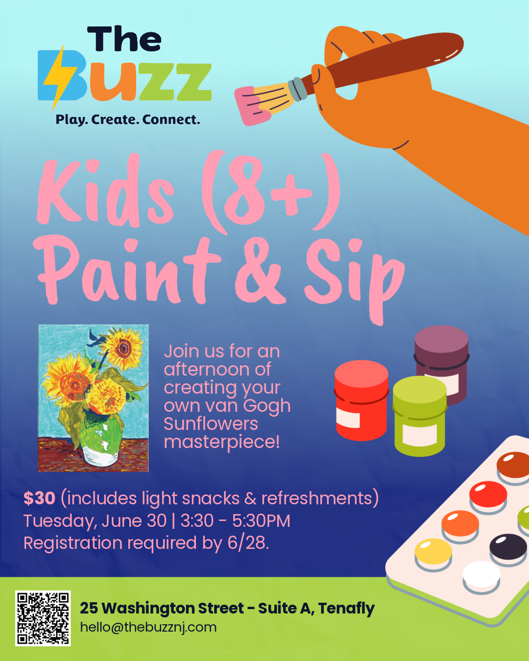 Kids (8+) Paint and Sip